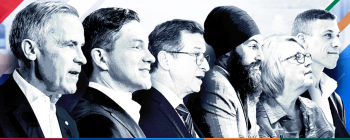 CANADIANS HEAD TO THE POLLS