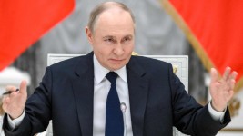 Putin is once again “thinking big”. Picture: Grigory SYSOYEV / POOL / AFP