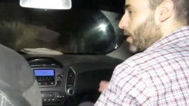 This screengrab from a video released by the Israeli army allegedly shows Mohammed Sinwar travelling in a car through a tunnel near the Erez crossing, close to the Israel-Gaza border, on December 17, 2023. Israel Defense Forces/Reuters