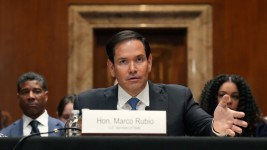 US Secretary of State Marco Rubio testifies before the Senate, May 20, 2025. ©  Kevin Dietsch / Getty Images
