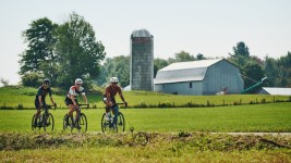 Some American travelers are concerned about their reception in Canada. Here, cyclists ride through the Val-Saint-François area of the Eastern Townships in Quebec.  Daphné Caron/Tourisme Cantons-de-l’Est