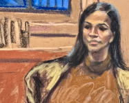 Cassie Ventura on the witness stand in court on Tuesday. Photograph: Jane Rosenberg/Reuters