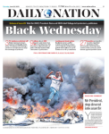 La une du “Daily Nation” jeudi 26 juin. Daily Nation