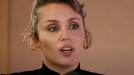 Miley Cyrus speaks to Monica Lewinsky in her new podcast.