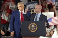 Stephen Miller spoke at an April event in Warren, Mich., marking President Trump’s first 100 days in office. PHOTO: JEFF KOWALSKY/AFP/GETTY IMAGES