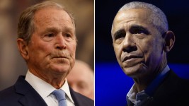 Former Presidents George W. Bush and Barack Obama  Getty Images