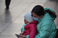 À Shanghai, le 24 février 2022. PHOTO HECTOR RETAMAL/AFP