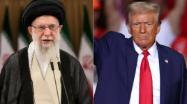 Cette combinaison d'images de fichiers montre le guide suprême de l'Iran, l'ayatollah Ali Khamenei, et le président américain Donald Trump. © AFP