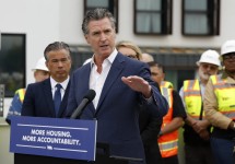 Gov. Gavin Newsom of California on Monday signed two bills to scale back environmental restrictions as the state faces a severe housing shortage.Credit...John G Mabanglo/EPA, via Shutterstock