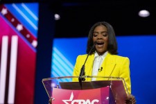 L’influenceuse américaine Candace Owens, en mars 2023. PHOTO ZACH D ROBERTS/NurPhoto/AFP