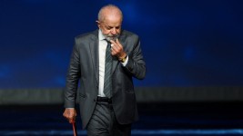 Brazilian President Luiz Inacio Lula da Silva at a forum in Monaco on June 8, 2025. ©  Manon Cruz / WPA / Getty Images