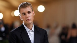 Justin Bieber, pictured at the 2021 Met Gala, took to Instagram on Thursday to tease a new album, which was released on Friday. (Mario Anzuoni/Reuters)
