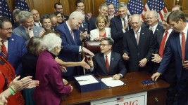 The act makes full tax expensing permanent for capital investments and factories.  (Emily Elconin/Bloomberg via Getty Images / Getty Images)
