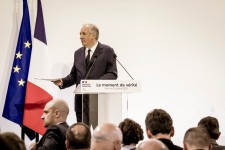 François Bayrou à Paris, le 15 juillet. (Albert Facelly/Libération)