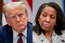 Donald Trump; Lisa Cook.Getty Images