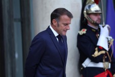 Le président de la République, Emmanuel Macron, au palais de l’Élysée, à Paris, le 27 août 2025. Photo Abdul Saboor/REUTERS