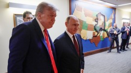 FILE PHOTO: Russian President Vladimir Putin and his US counterpart Donald Trump during their meeting in Anchorage, Alaska. ©  Kremlin Press Office