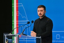 Volodymyr Zelensky le 10 juillet 2025 à Rome © Andreas SOLARO / AFP