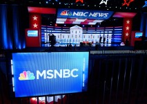 The cable channel will no longer be known as MSNBC later this year when it fully spins off from NBC News.  Sau Loeb/AFP/Getty Images