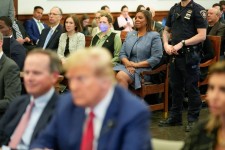 New York Attorney General Letitia James sits in the courtroom during Donald Trump's civil fraud trial at New York Supreme Court on January 11, 2024. Seth Wenig/Pool/Getty Images/File