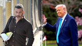 Anti-Trump late-night host Jimmy Kimmel revealed that he recently obtained his Italian citizenship. (Getty Images)