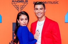 Cristiano Ronaldo and Georgina Rodriguez, pictured here in 2019, announced their engagement on Monday.  DPPA/Sipa