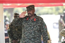 Gen. Muhoozi Kainerugaba, the eldest son of Ugandan President Yoweri Museveni. Photo: Hajarah Nalwadda/Getty Images
