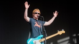 Aussie pop lords The Chats will be flying the Aussie flag at Coachella next year. Picture: Ian Laidlaw