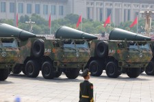 Un militaire chinois lors du défilé sur la place Tian’anmen le 3 septembre. MAXIM SHEMETOV/REUTERS