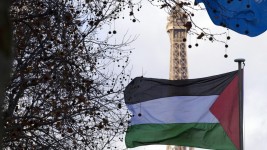 La France et l'Arabie saoudite organisent lundi un sommet sur l'avenir de la solution à deux États.  Photo : Getty Images / JOEL SAGET / AFP