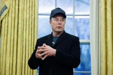 Elon Musk is pictured in the Oval Office of the White House in Washington, D.C, on Feb. 11, 2025.Aaron Schwartz—Getty Images