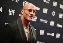 Dwayne Johnson attends the premiere of "The Smashing Machine" at the Toronto Film Festival on Sept. 8.  Emma McIntyre/Getty Images