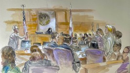 Ce procès braque encore les projecteurs sur le problème de la violence politique aux États-Unis.  Photo : Associated Press / Lothar Speer