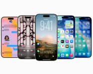 The new ‘Liquid Glass’ design makes the biggest change in aesthetic for Apple’s iPhone and other devices in years. Composite: Apple