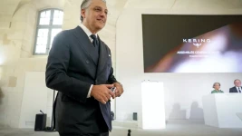 Luca de Meo lors de l'Assemblée générale de Kering, le 9 septembre 2025. (Photo by Thomas SAMSON/AFP) (AFP)
