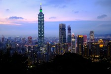 The electricity that powers Taiwanese cities such as Taipei is heavily reliant on vulnerable supplies of liquefied natural gas. ISTOCK