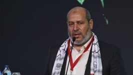 Hamas official Khalil al-Hayya © Dogukan Keskinkilic/Anadolu Agency via Getty Images