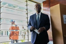 En Côte d’Ivoire, le « crépuscule du pouvoir » d’Alassane Ouattara, réélu pour un quatrième mandat Creator: Misper Apawu  |  Credit: AP