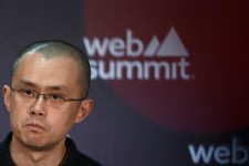 Changpeng Zhao, cofondateur et PDG de Binance, lors d’une conférence de presse à la plus grande conférence technologique d’Europe, le Web Summit, à Lisbonne, le 2 novembre 2022. PATRICIA DE MELO MOREIRA / AFP