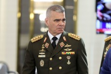 Defense Minister of Venezuela Vladimir Padrino attends a press conference on September 1, in Caracas, Venezuela. Jesus Vargas/Getty Images/File