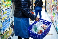 Shoppers inside a grocery store in the Bronx borough of New York, on October 24. Kena Betancur/Bloomberg/Getty Images