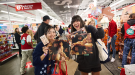 Fans buy Taylor Swift's new album, "Life of a Showgirl" at Target in New York, on October 2, 2025. Valerie Terranova/Getty Images