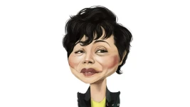 Stella Li (Caricature par ioO pour « Les Echos »)