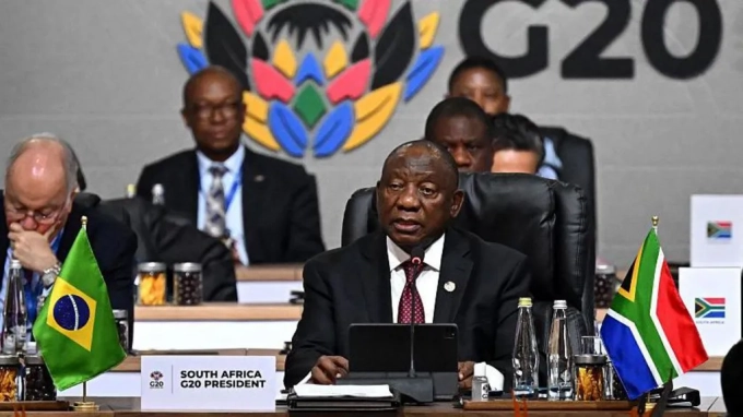 Getty Images / Ramaphosa said the US skipped the G20 leaders summit out of its own volition