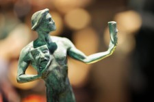 The Actor statuette is seen ahead of the 31st Annual Screen Actors Guild Awards at Shrine Auditorium and Expo Hall on February 20, 2025 in Los Angeles, California. Kevin Winter/Getty Images