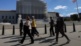 Case hinges on legality of U.S. president's use of emergency powers to hit Canada, Mexico, others with duties