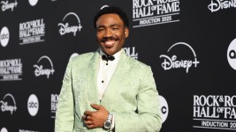 Donald Glover attends the Rock & Roll Hall of Fame induction ceremony in Los Angeles on Nov. 8. (Mario Anzuoni/Reuters)