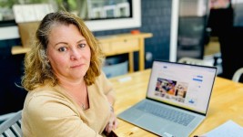 Erika Mann contacted Go Public after Booking.com cancelled her $4,300 Montreal hotel reservation and offered her the same accommodations for $17,000. (Craig Chivers/CBC News)