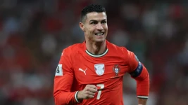 Getty Images / Cristiano Ronaldo holds the record for most caps in men's international football with 225 for Portugal