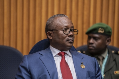 Army officers said they deposed Guinea-Bissau's President Umaro Sissoco Embalo, pictured here.  Amanuel Sileshi/AFP/Getty Images